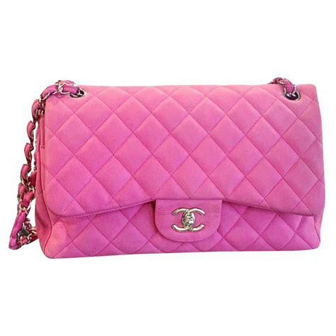 chanel pool bag|Chanel pink ref bag.